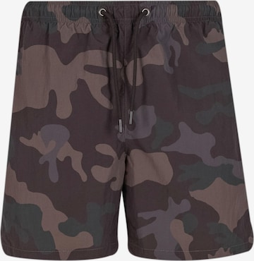 Brandit Badeshorts in Braun: Vorderseite