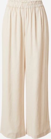ONLY Wide leg Trousers 'ONLTokyo' in Beige: front