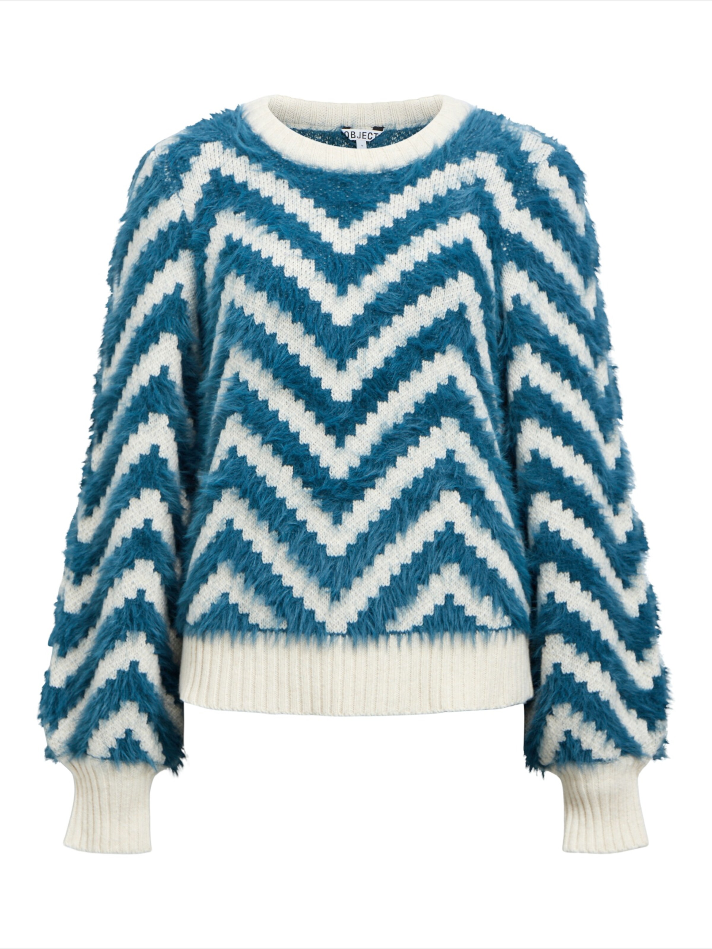 mėlyna OBJECT Megztinis 'OBJHollow': priekis
