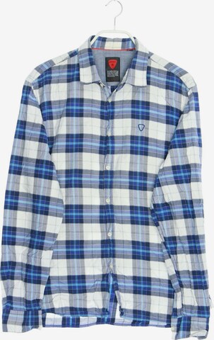 STRELLSON Button Up Shirt in L in Blue: front