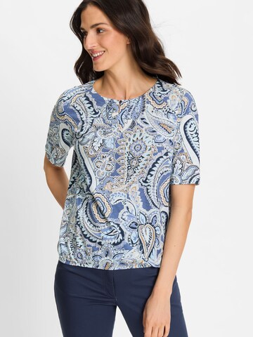 Olsen Shirt in Blauw: voorkant