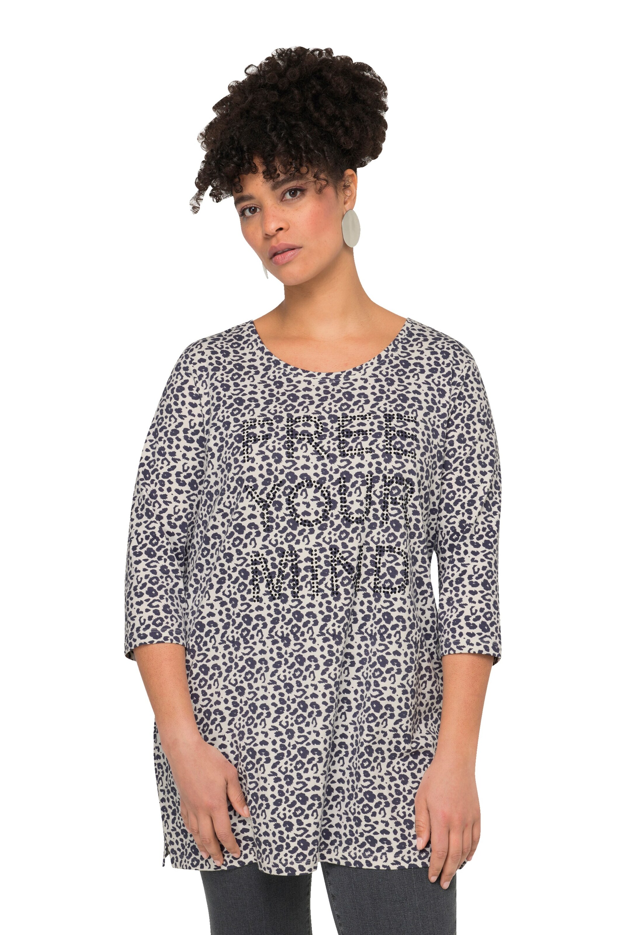 MIAMODA Shirt in Zwart: voorkant