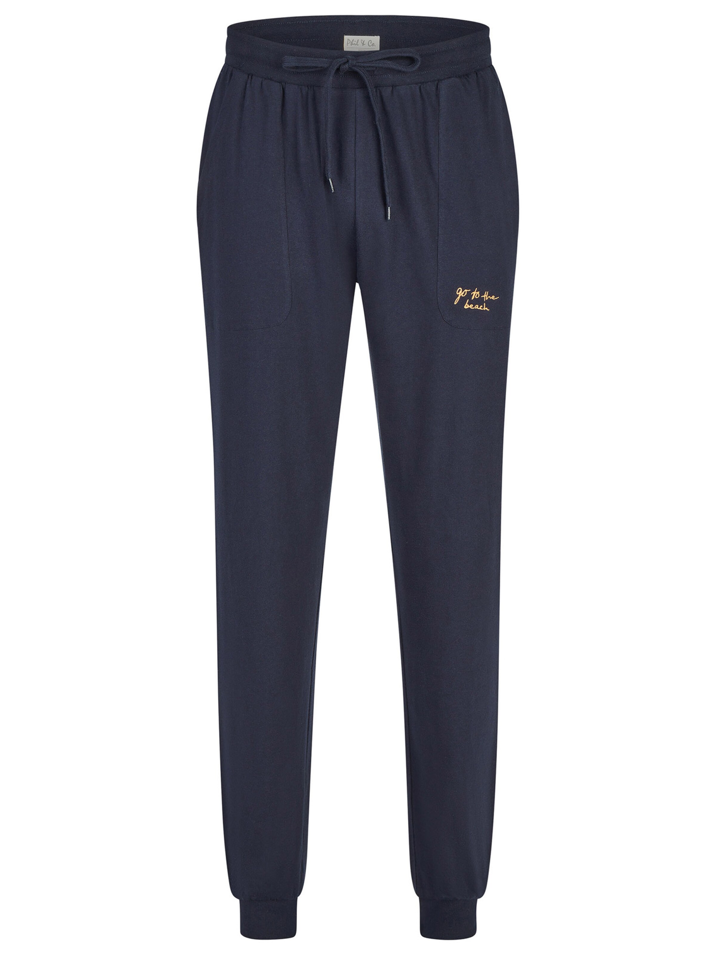 Phil & Co. Berlin Pyjamahose ' Classics ' in Blau