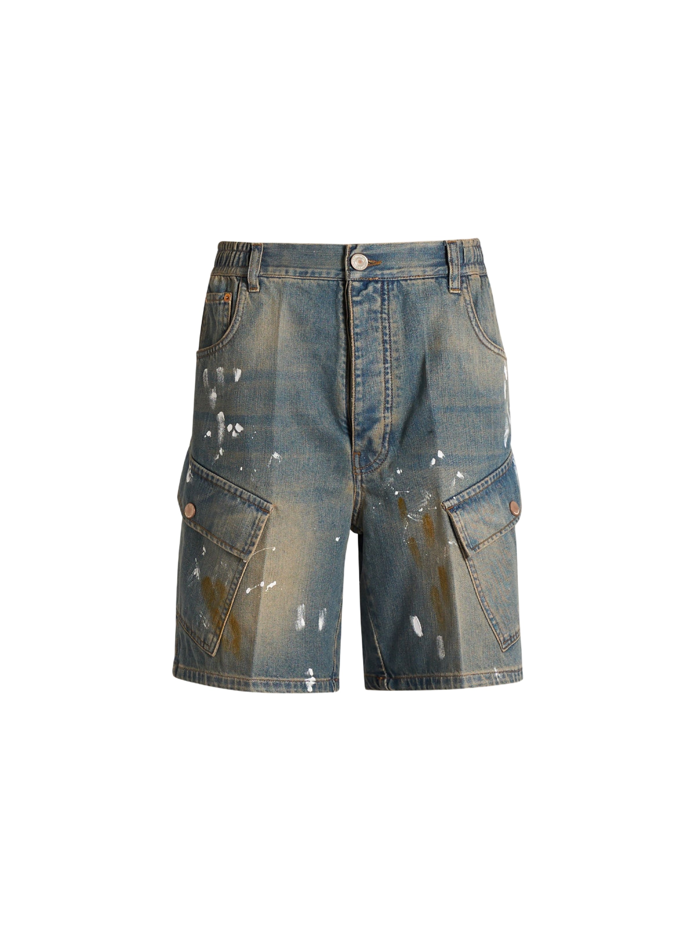 Yes London Jeans cargo en 31-32 en bleu denim, Vue avec produit