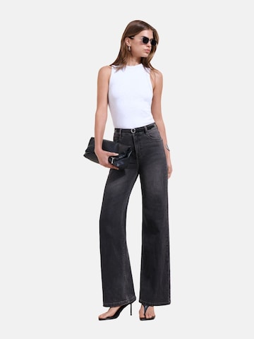 Jeans di Friends Like These in nero: frontale