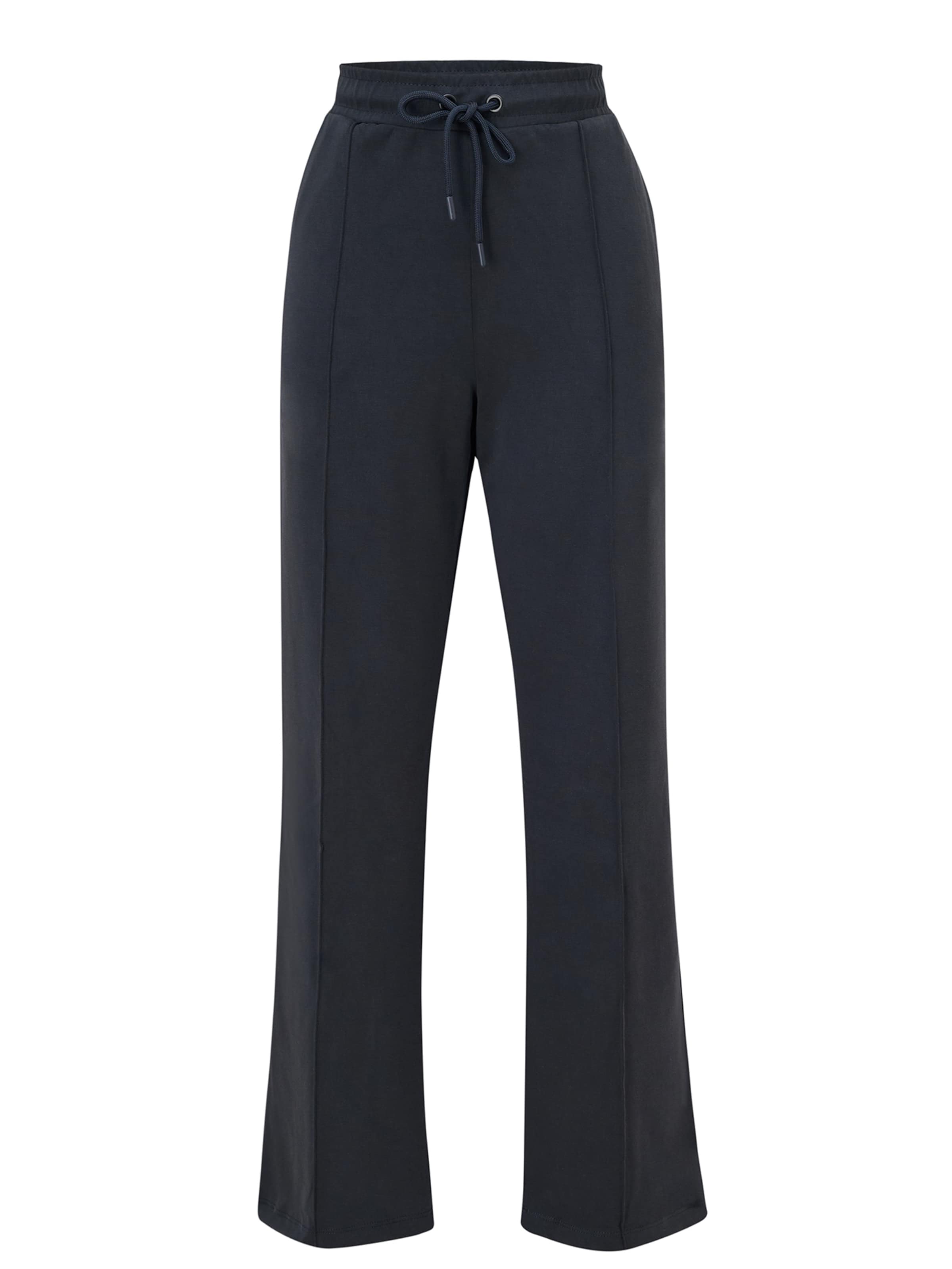 Wide Leg Pantalon Dagi en noir : devant