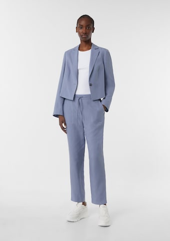 comma casual identity - Tapered Pantalón en azul