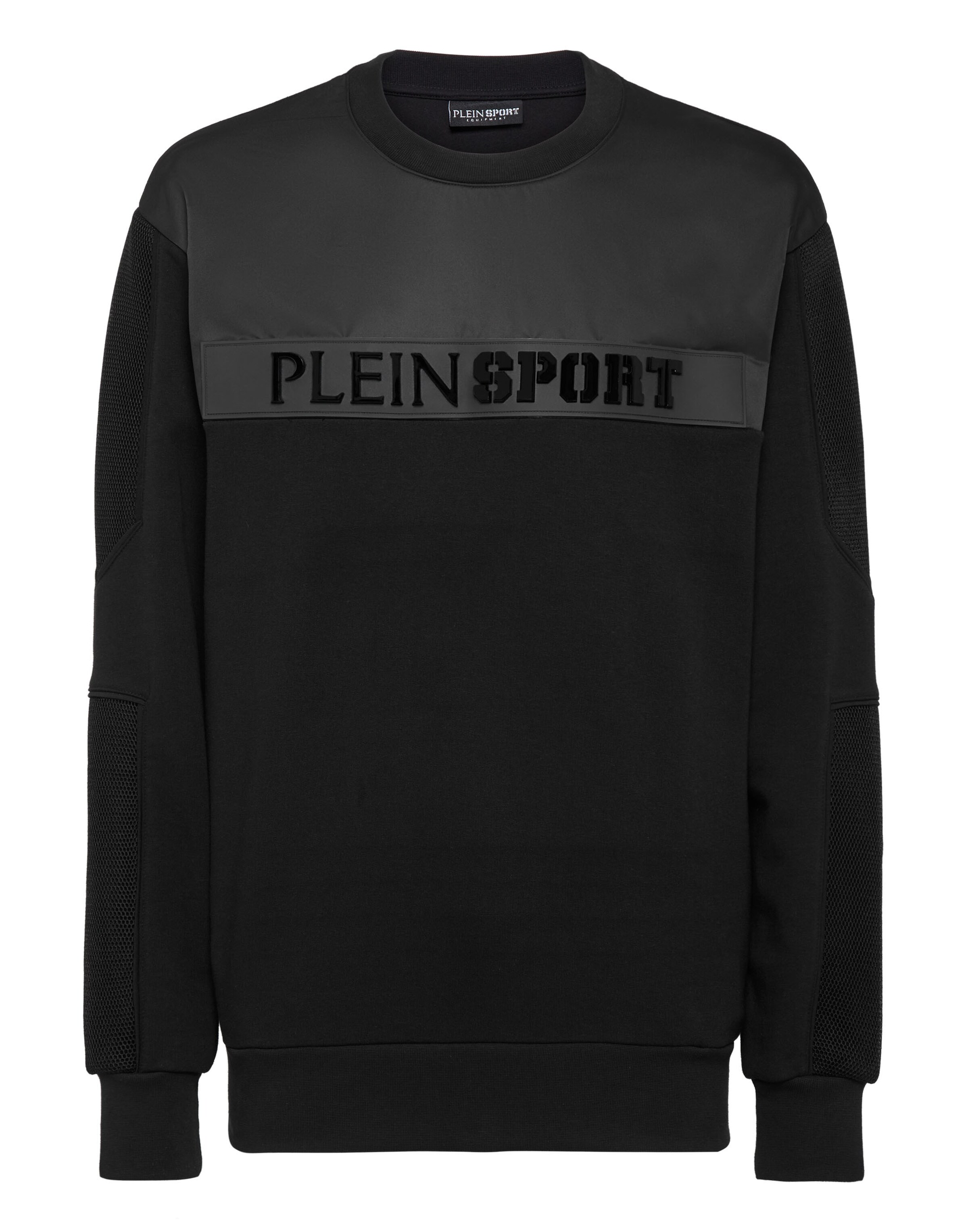 Plein Sport Sweatshirt in Zwart: voorkant