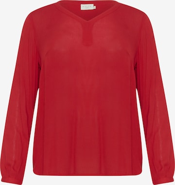KAFFE CURVEBluza 'KCAmi' - crvena boja: prednji dio