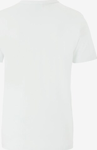 LOGOSHIRT Shirt 'Langstrumpf – Pirat' in White