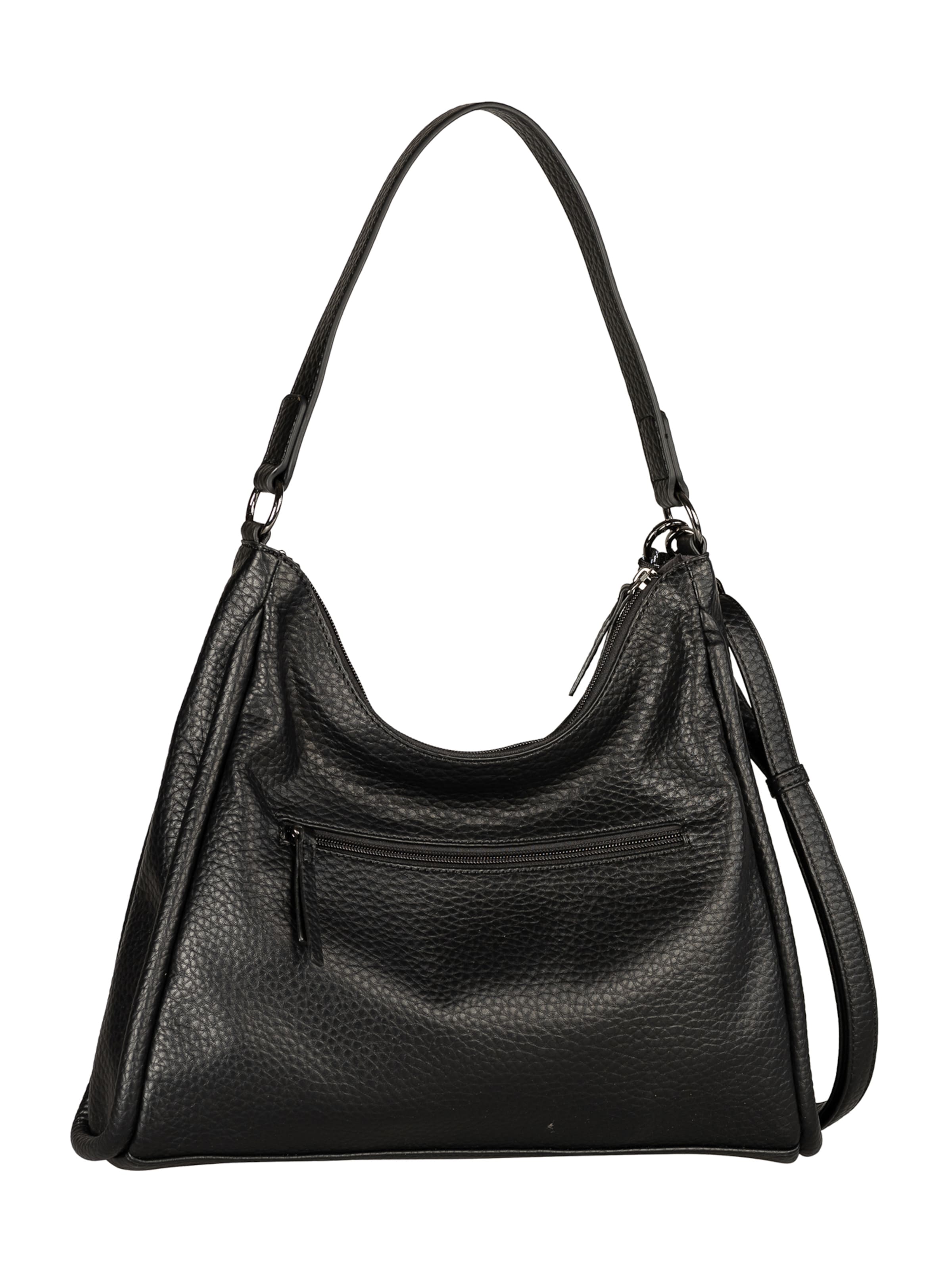 TOM TAILOR DENIM Torba za čez ramo 'Finna' | črna barva