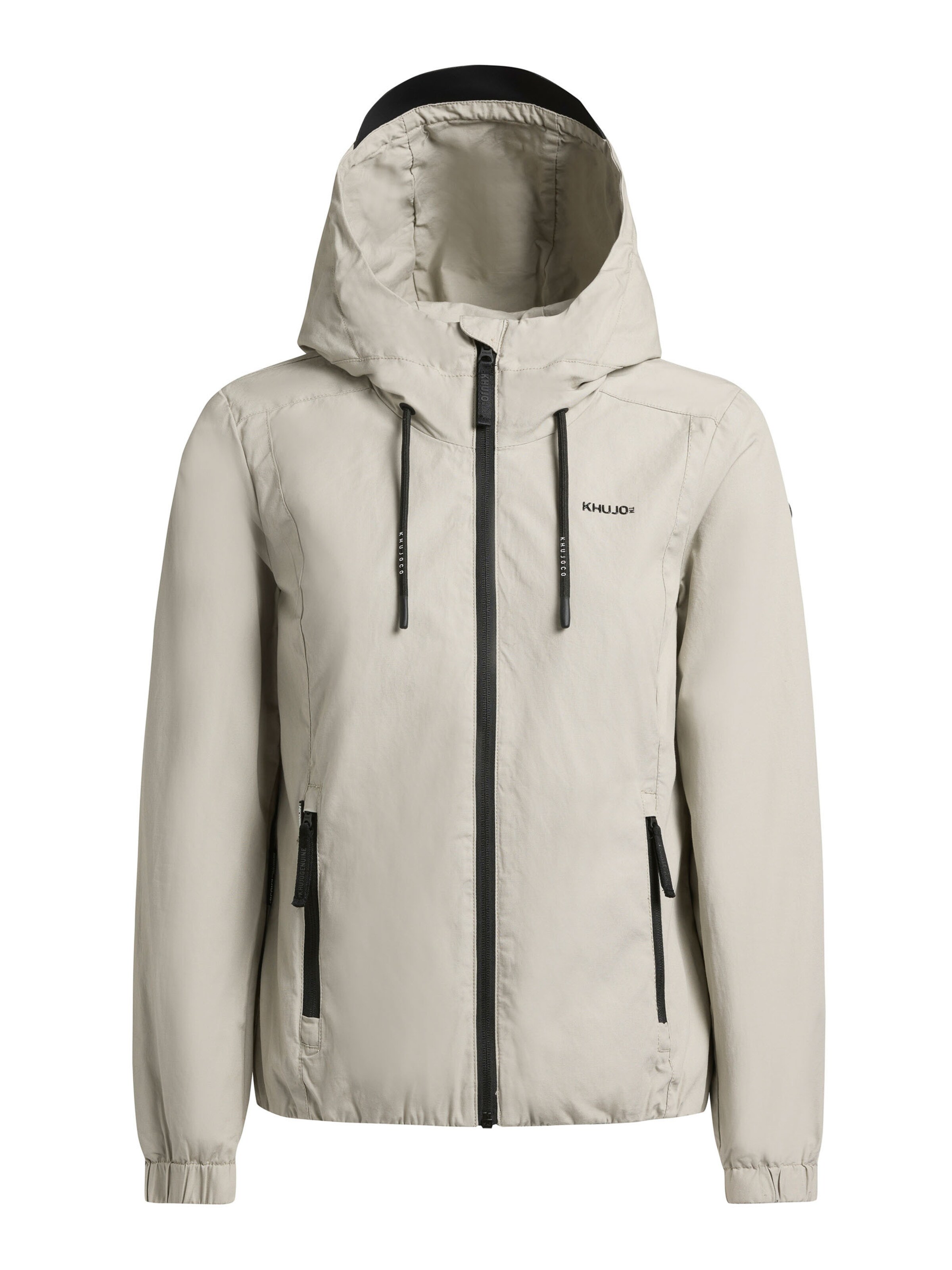 khujo Between-season jacket 'Role' in Light grey / Black, Item view