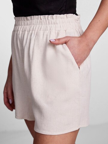 YAS Loosefit Bukser 'YASViggi' i beige