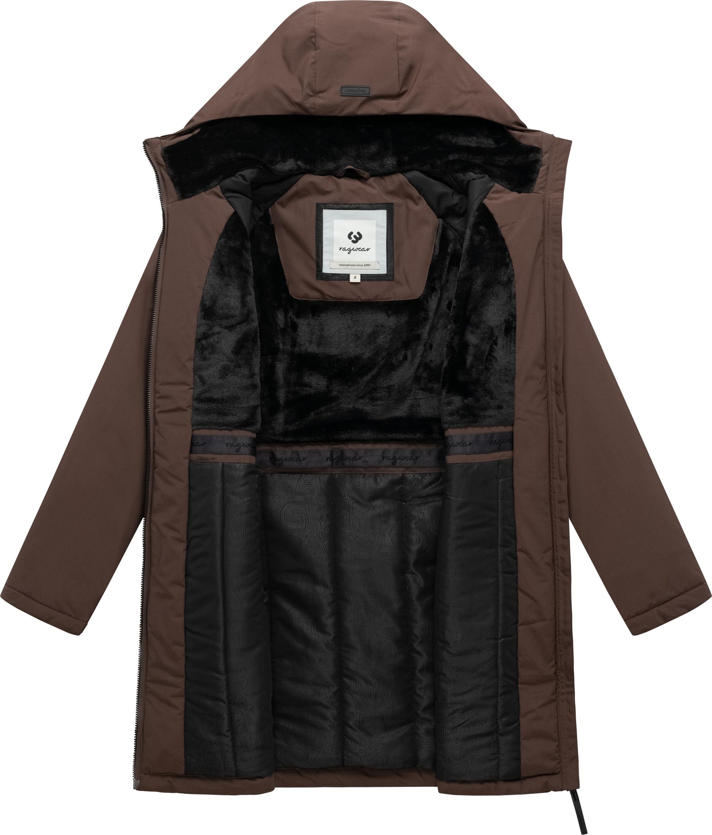 Manteau d’hiver 'Nasima Y' Ragwear en marron
