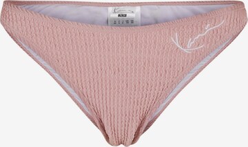 Karl Kani Bikini Bottoms in Pink: front