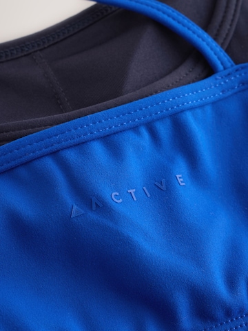 Next - Bustier Sujetador 'Active Balance' en azul