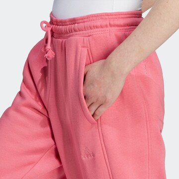ADIDAS SPORTSWEAR Tapered Sporthose 'All Szn Fleece' in Pink