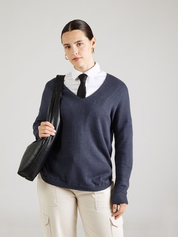 Pull-over 'CARMARGARETA' ONLY Carmakoma en bleu : devant