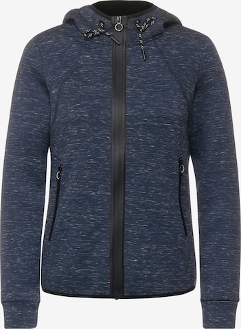 CECIL Sweatjacke in Blau: predná strana