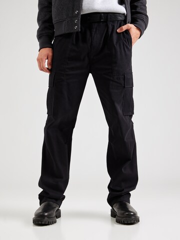 regular Pantaloni di TRAPP in nero: frontale