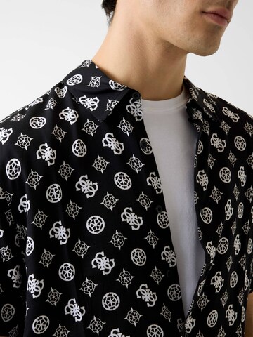 GUESS Regular fit Button Up Shirt in Black