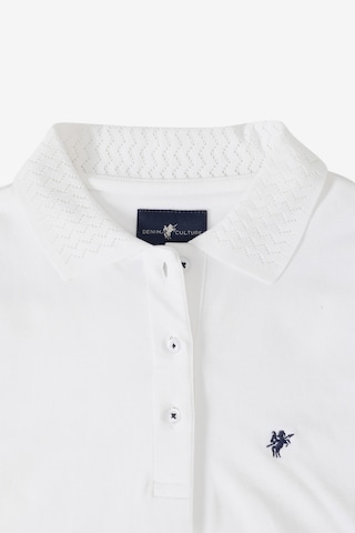 DENIM CULTURE - Camisa 'Blaga' em branco