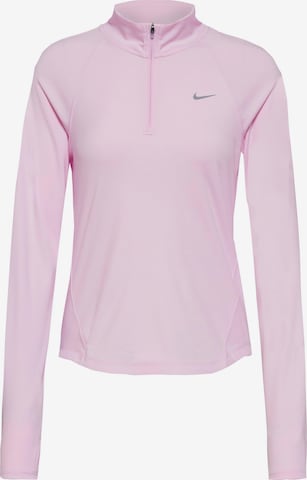 NIKE Performance Shirt 'TEMPO' in Pink: front