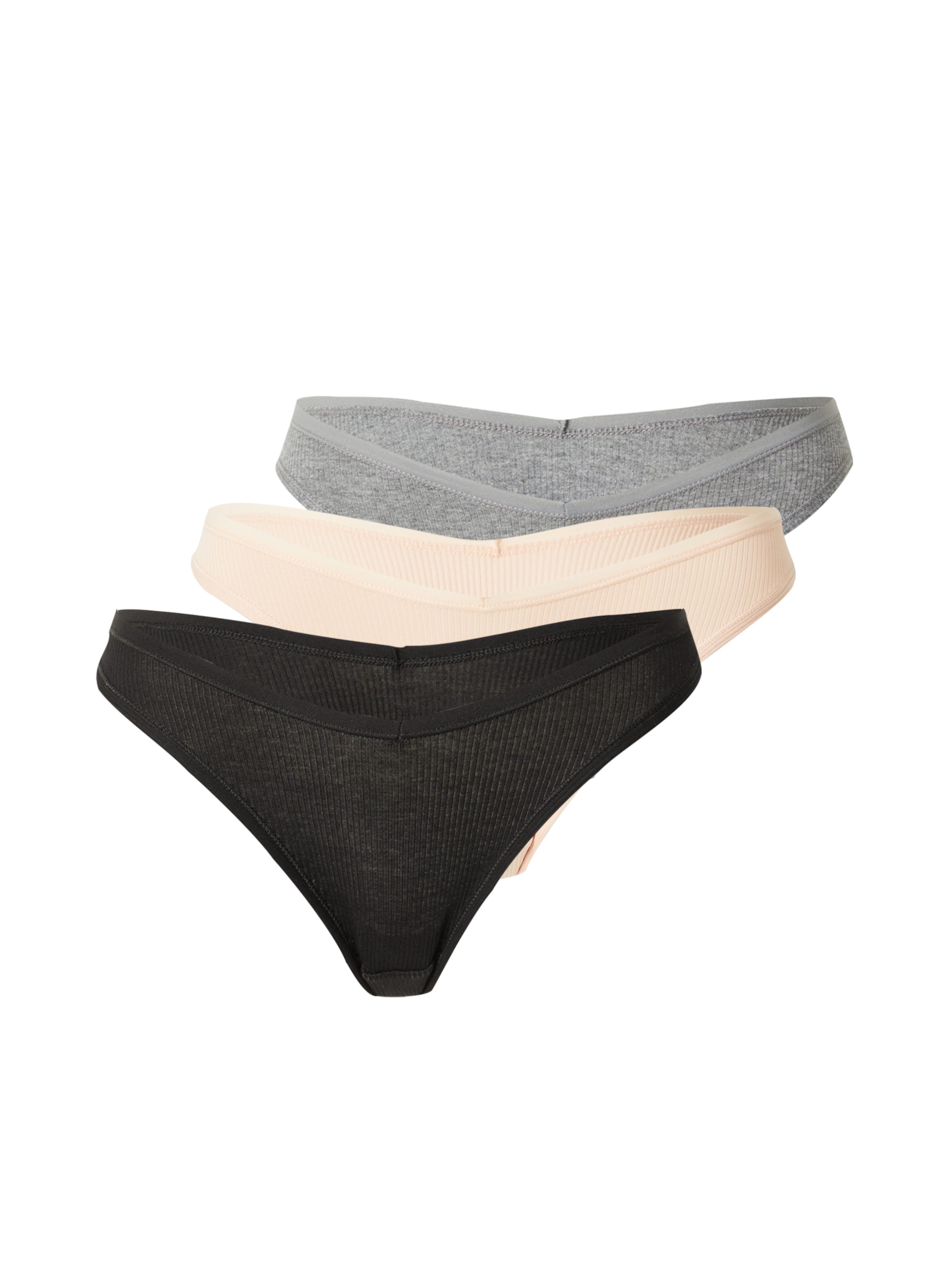 ETAM Stringi 'JOHN' w kolorze beżowy: przód