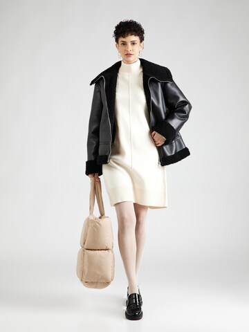 VERO MODA Pletené šaty - Béžová