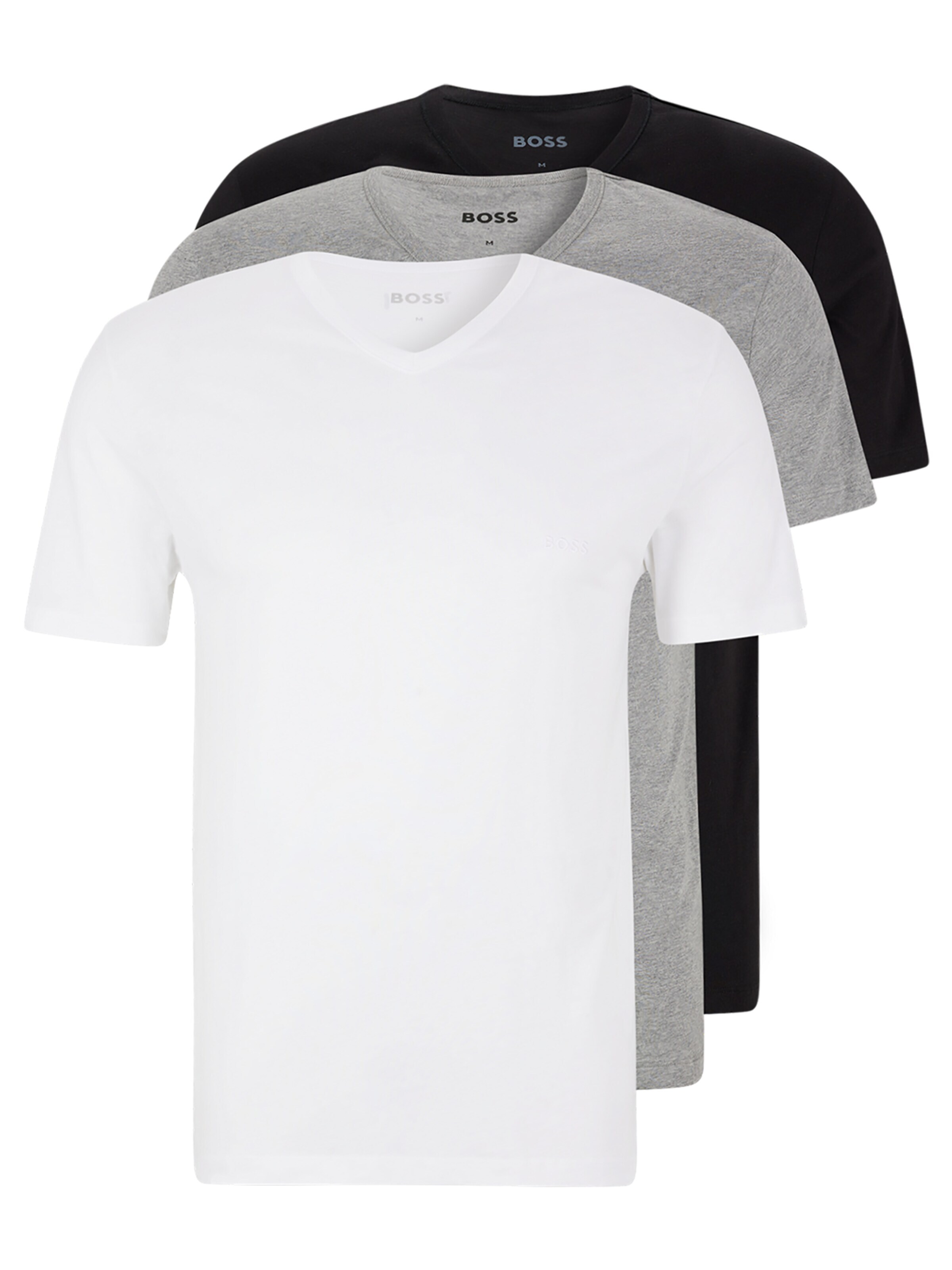 BOSS Shirt 'Classic V-Neck' in Mixed colors: front