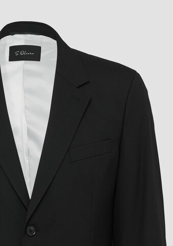 s.Oliver BLACK LABEL Regular fit Colbert in Zwart