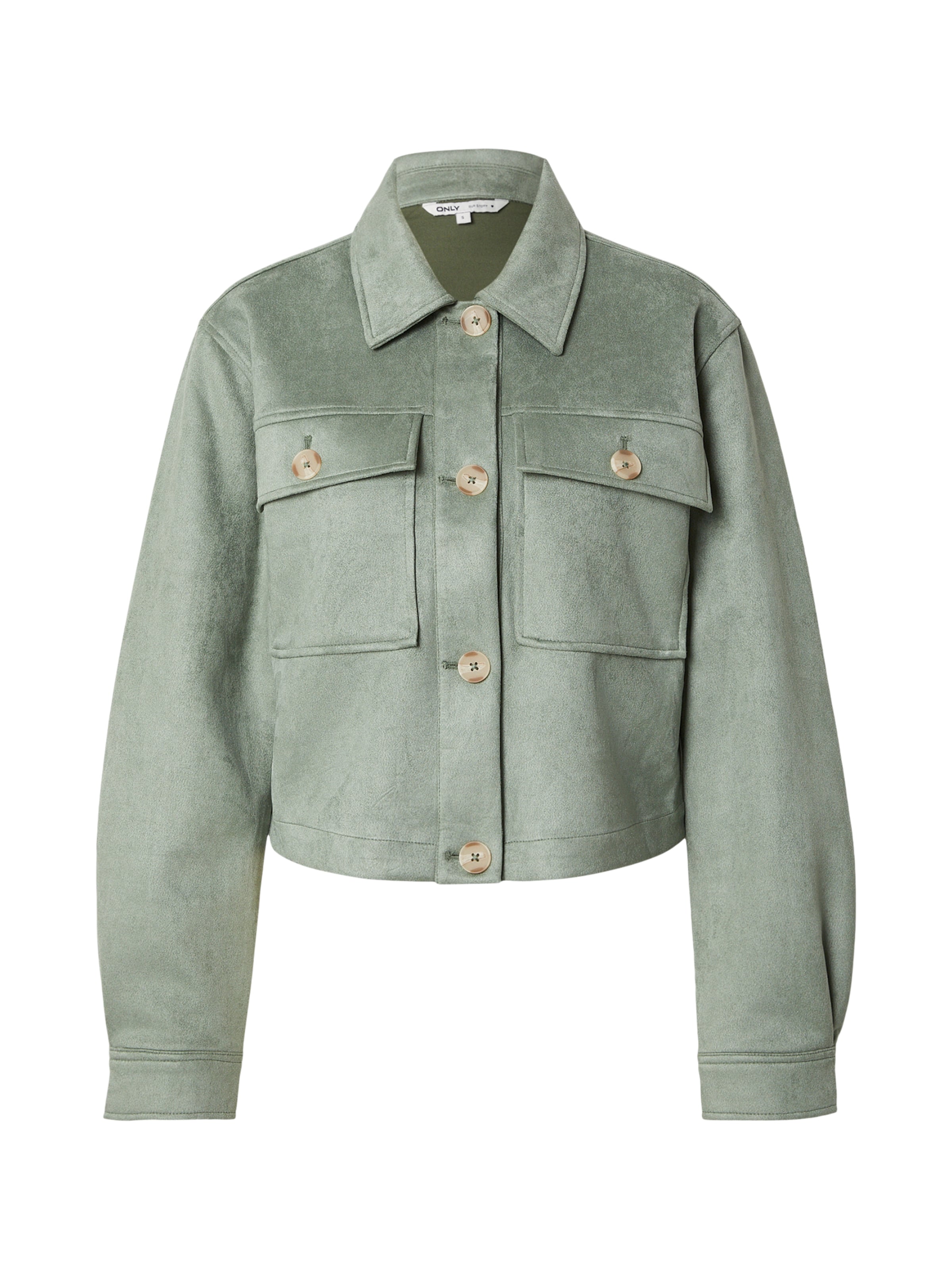 ONLY Tussenjas 'ONLBELICIA' in Groen: voorkant