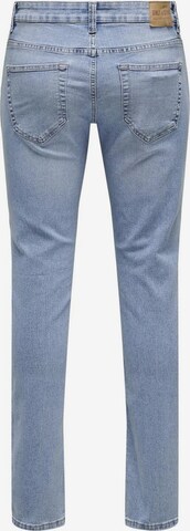 Coupe slim Jean 'Loom' Only & Sons en bleu