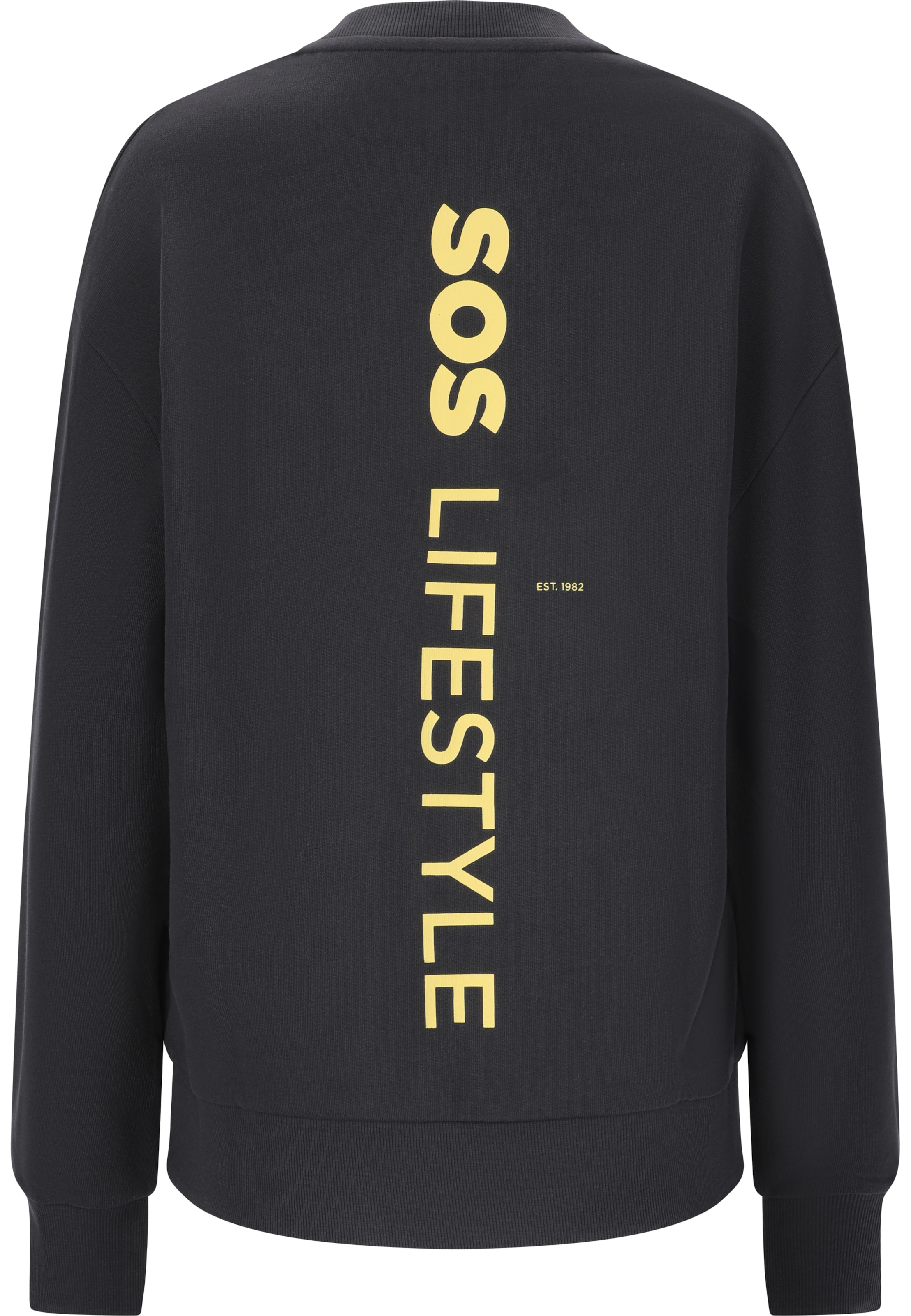 SOS Sweatshirt 'Bovec' in Black