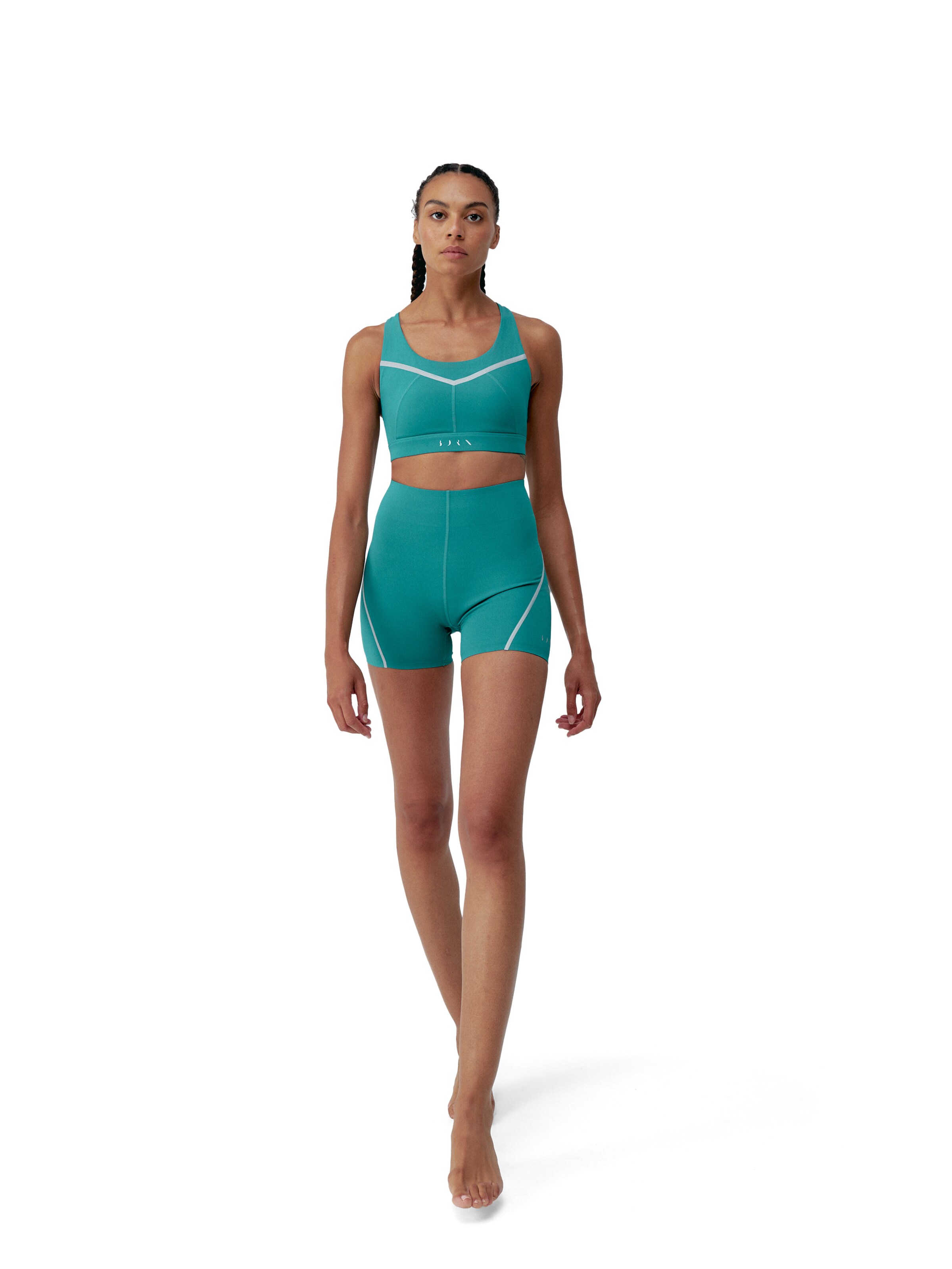 Born Living Yoga Skinny Sports trousers 'Luna' in Green