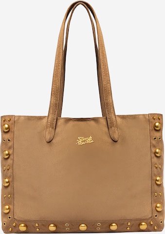 Shopper 'Tatiana' di Secret Pon Pon in beige: frontale