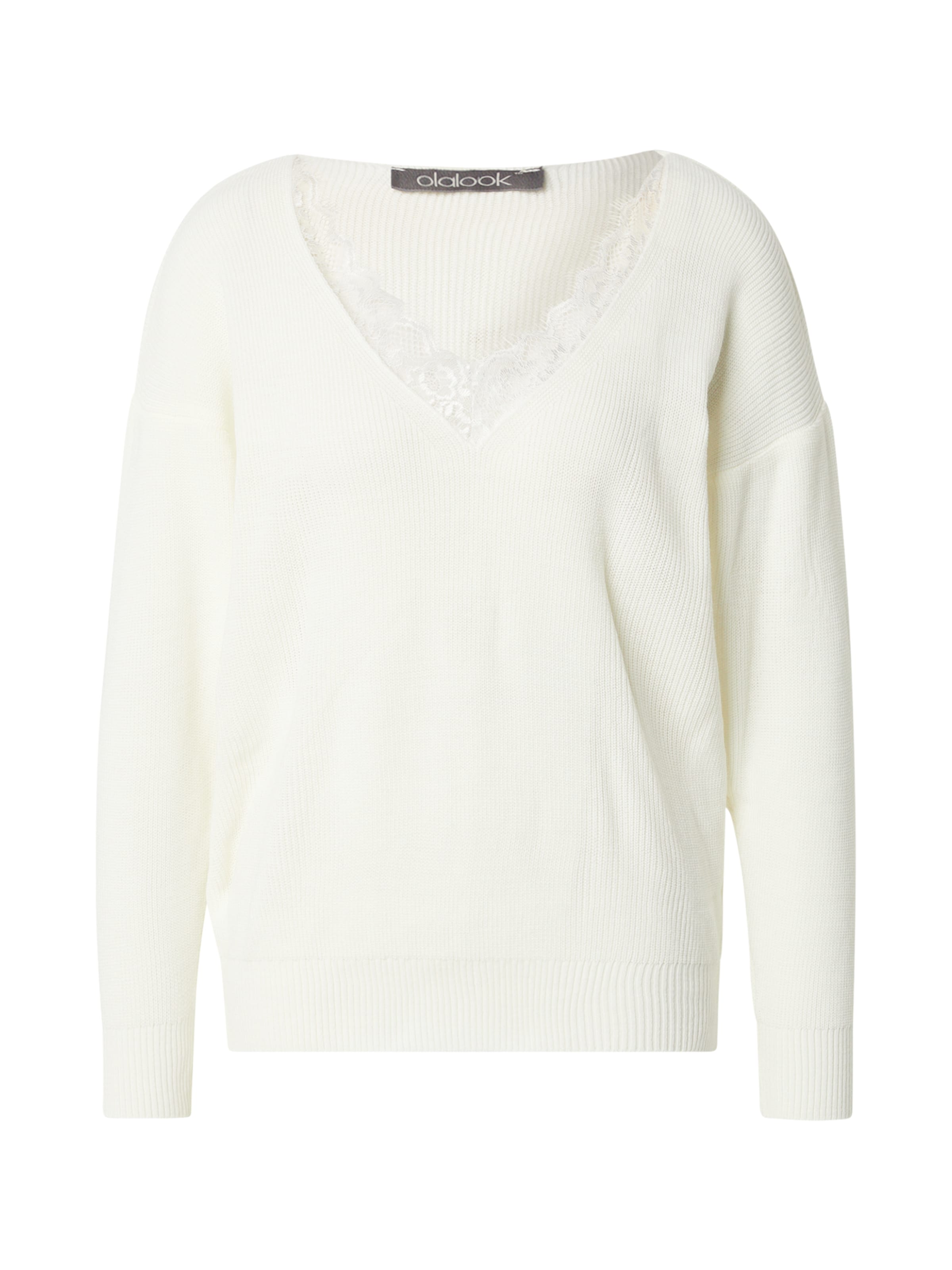 olalook Pullover in Weiß: Vorderseite