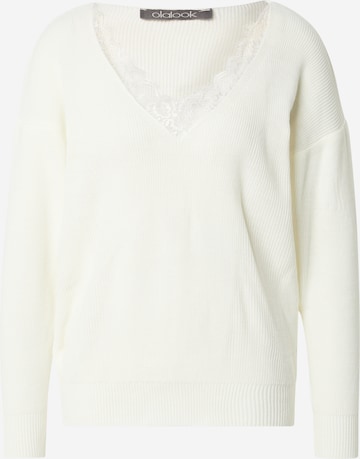 olalook Sweater in White: front