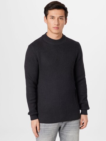 Redefined Rebel Пуловер 'Kevin' в сиво: отпред