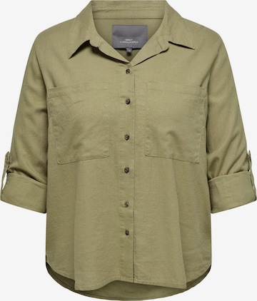 Chemisier 'CARYasmin' ONLY Carmakoma en vert : devant