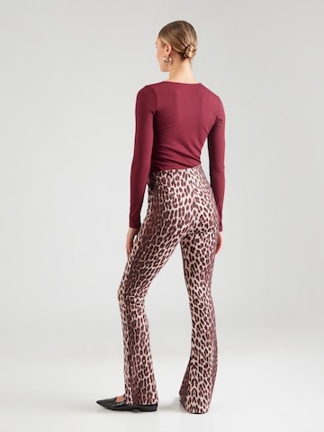 OH APRIL Levenevä Leggingsit 'Tia' värissä ruskea