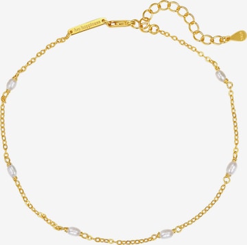 Hey Happiness Foot jewelry 'Pearl' in Gold: front