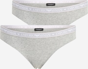 Slip di Emporio Armani in grigio: frontale