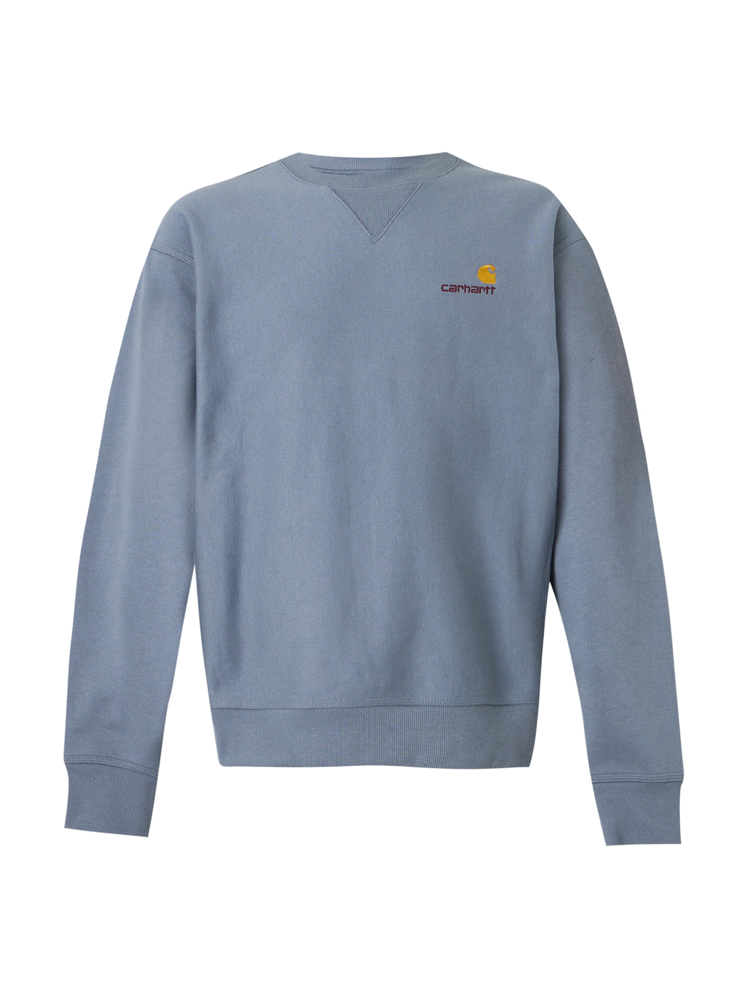 Felpa 'American Script' di Carhartt WIP in blu: frontale