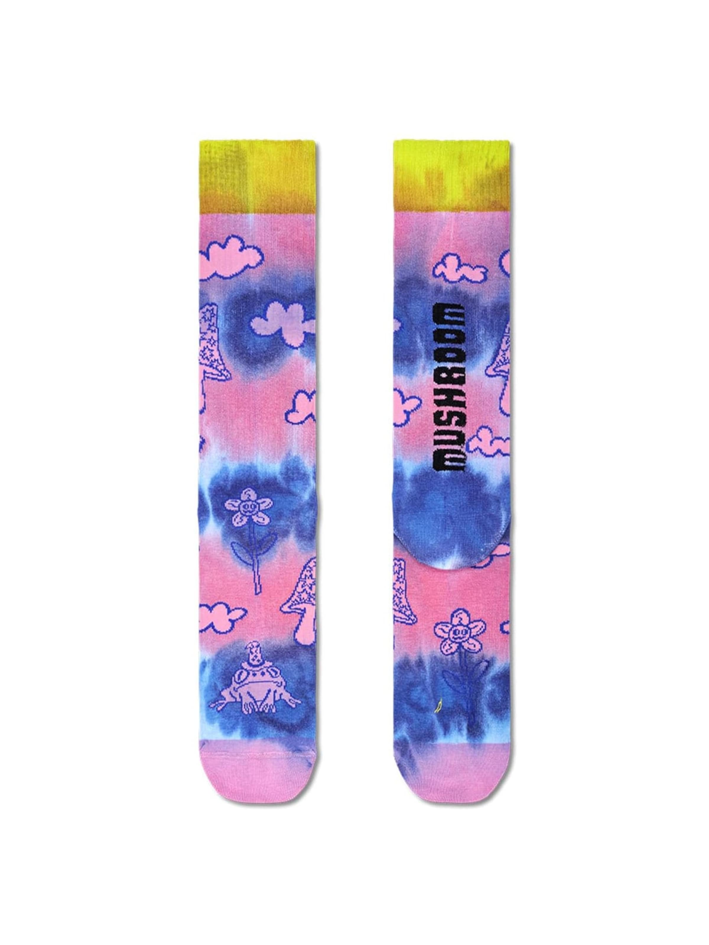 Happy Socks Skarpety 'Make Room Dor Shroom Crew Sock 3300' w kolorze mieszane kolory: przód