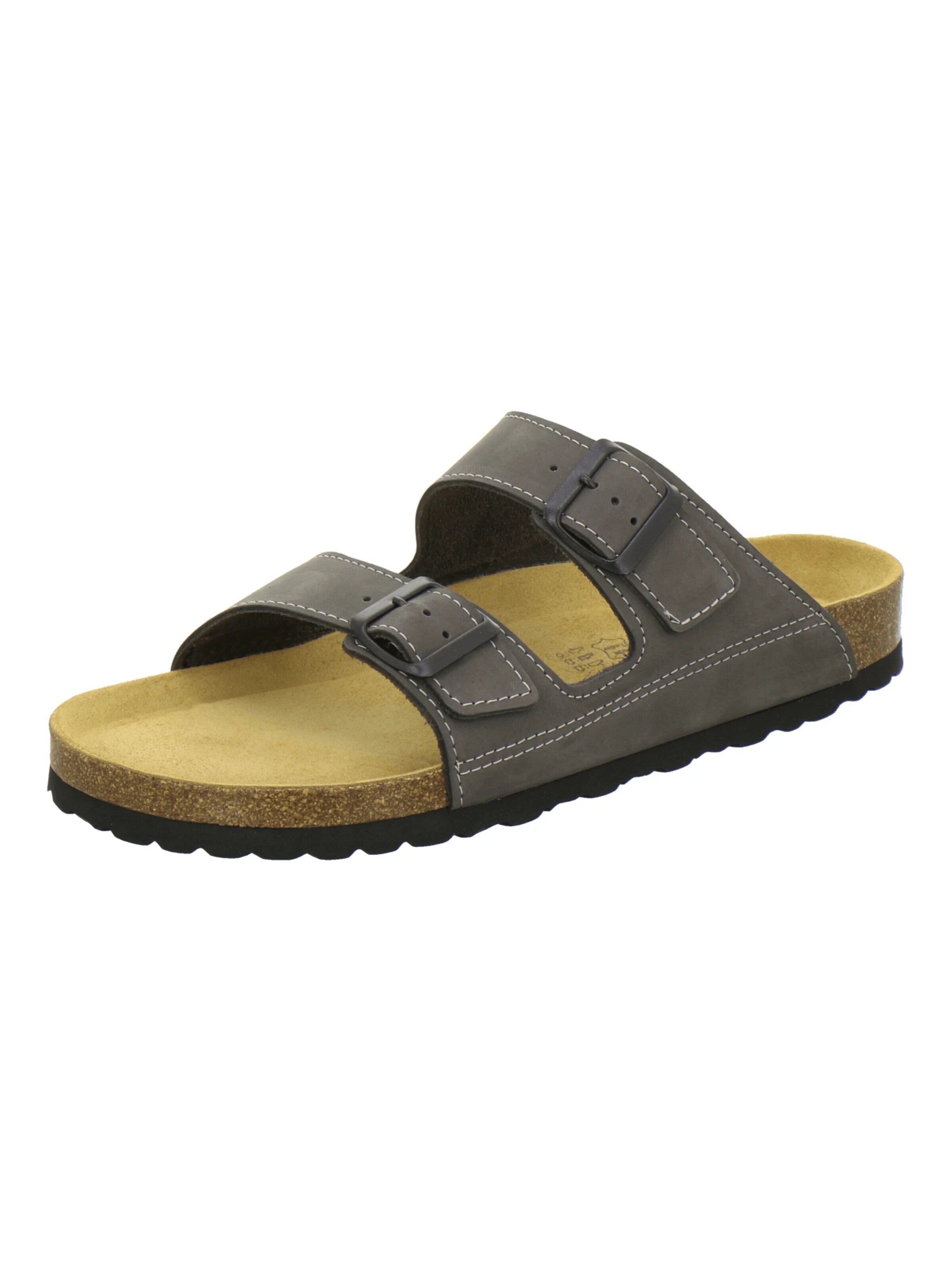 AFS-Schuhe - Sandalias 'Sandalen Herren stone Nubukleder' en gris: frente