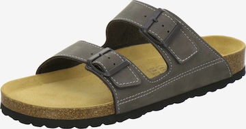 Sandales 'Sandalen Herren stone Nubukleder' AFS-Schuhe en gris : devant