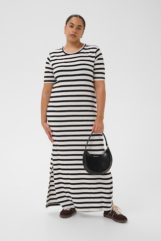 KAFFE CURVE Kleid 'Chellen' in Weiß