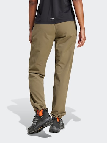 ADIDAS TERREX Regular Sports trousers 'LITEFLEX' in Green