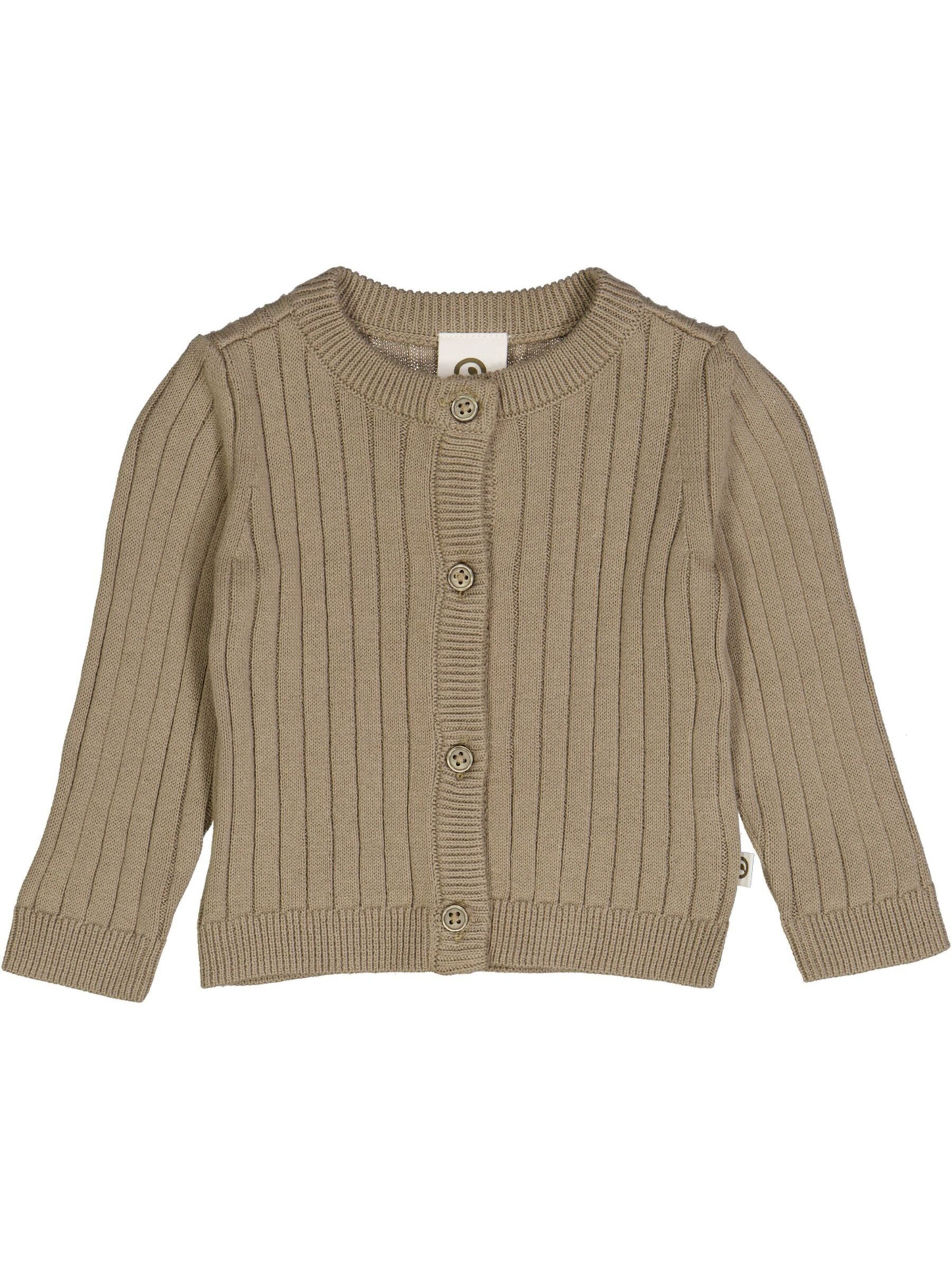 Cardigan Müsli by GREEN COTTON en vert : devant